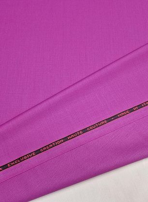 Костюмная стрейч дабл фейс 320 г/м (о) сиренево-баклажановая - в интернет-магазине тканей Тессутидея арт. 05-4820