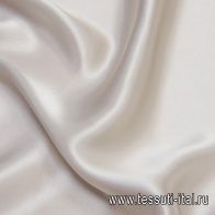 Шелк атлас (о) жемчужный - итальянские ткани Тессутидея арт. 10-2126