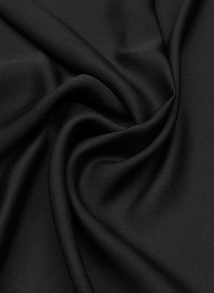 Палательная кади шелк с хлопком (о) черная - в интернет-магазине тканей Тессутидея арт. 10-3631