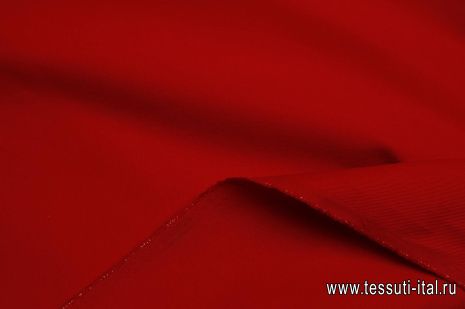 Хлопок костюмный (о) красный - итальянские ткани Тессутидея арт. 01-7985