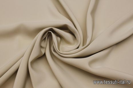 Шелк кади (о) светло-бежевый - итальянские ткани Тессутидея арт. 10-3460
