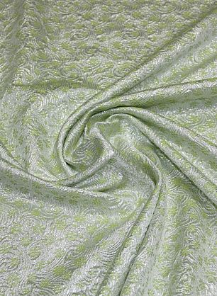 Плательная фактурная с люрексом (н) салатовая - в интернет-магазине тканей Тессутидея арт. 03-2868