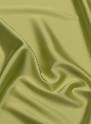 Шелк атлас стрейч (о) желто-зеленый  - в интернет-магазине тканей Тессутидея арт. 10-2946