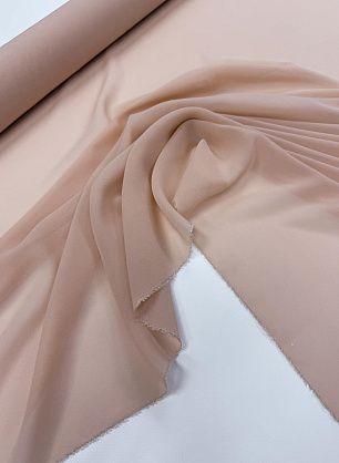 Шифон стрейч (о) бежево-розовый - в интернет-магазине тканей Тессутидея арт. 10-4734