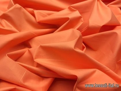 Сорочечная стрейч (о) светло-оранжевая - итальянские ткани Тессутидея арт. 01-4261