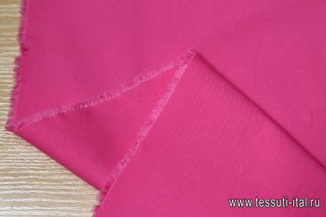 Плательная стрейч (о) ярко-розовая - итальянские ткани Тессутидея арт. 01-3709