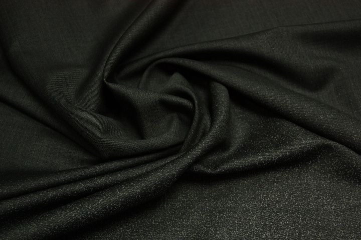 Костюмная купон (0,97м) (н) серая меланж в стиле Zegna - итальянские ткани Тессутидея арт. 05-2218