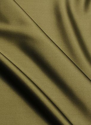 Шелк атлас стрейч (о) хаки - в интернет-магазине тканей Тессутидея арт. 10-4374