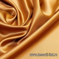 Подкладочная твил (о) коричневая - итальянские ткани Тессутидея арт. 08-0916