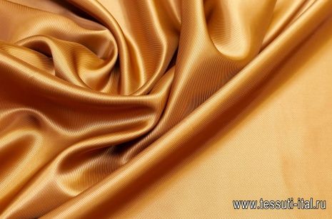 Подкладочная твил (о) коричневая - итальянские ткани Тессутидея арт. 08-0916