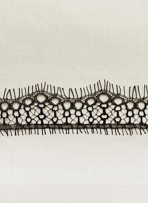 Кружево черное ш-3,5см - в интернет-магазине тканей Тессутидея арт. 03-7349