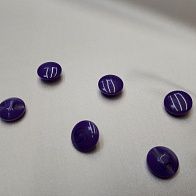 Пуговица пластик на ножке сиреневая d-12мм  - итальянские ткани Тессутидея арт. F-3912