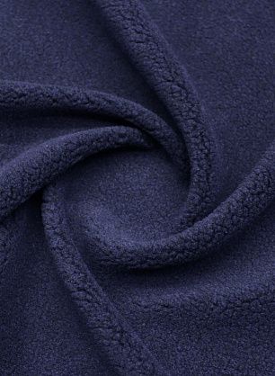Мех искусственный на трикотажной основе (о) темно-синий - в интернет-магазине тканей Тессутидея арт. 06-0139