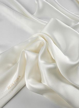 Шелк атлас (о) айвори - в интернет-магазине тканей Тессутидея арт. 10-4097