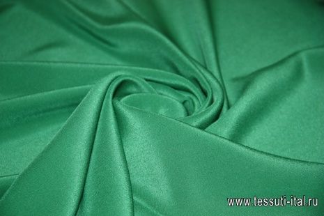 Крепдешин (о) зеленый - итальянские ткани Тессутидея арт. 02-6258