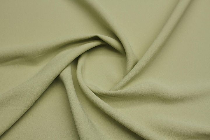 Плательная вискоза+тактель 260 г/м (о) светло-фисташковая - итальянские ткани Тессутидея арт. 03-7247