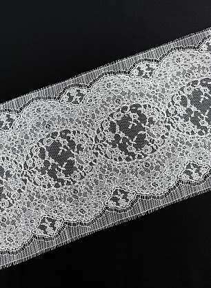 Кружево (о) белое ш-30см - в интернет-магазине тканей Тессутидея арт. 03-7608