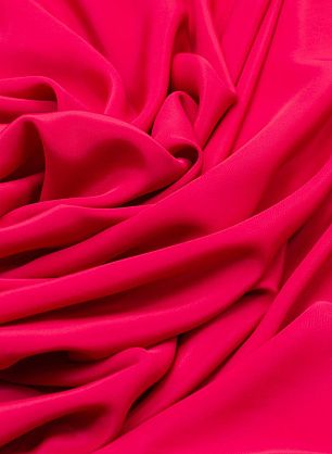 Крепдешин (о) малиновый - в интернет-магазине тканей Тессутидея арт. 03-5762