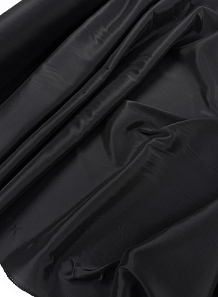 Подкладочная вискоза+ПБТ стрейч (о) черная - в интернет-магазине тканей Тессутидея арт. 07-1579