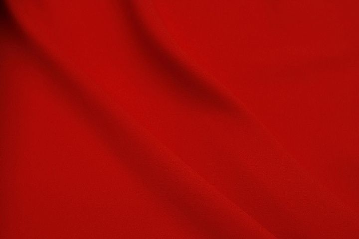 Плательная кади вискоза+шелк 210 г/м (о) красная - итальянские ткани Тессутидея арт. 04-1767