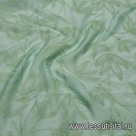 Шитье (о) салатовое - итальянские ткани Тессутидея арт. 10-4620