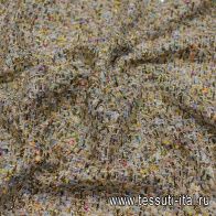 Шанель с люрексом и пайетками (н) цветные вкрапления - итальянские ткани Тессутидея арт. 03-6858