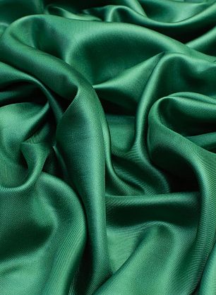 Шелк твил (о) зеленый - в интернет-магазине тканей Тессутидея арт. 02-9028