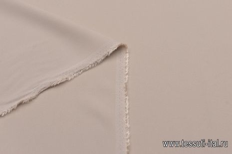 Плательная кади стрейч (о) бежевая - итальянские ткани Тессутидея арт. 03-6818