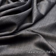 Костюмная (н) серо-черная полоска - итальянские ткани Тессутидея арт. 05-2837