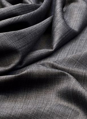 Костюмная (н) серо-черная клетка - в интернет-магазине тканей Тессутидея арт. 05-2837