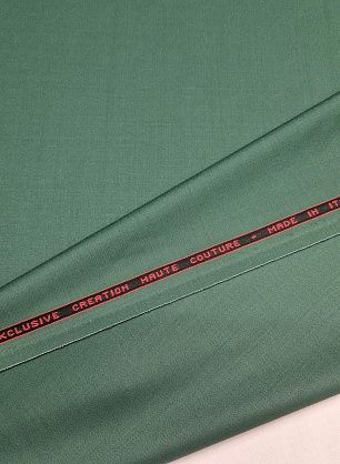 Костюмная стрейч дабл фейс 320 г/м (о) темно-зеленая - в интернет-магазине тканей Тессутидея арт. 05-4814