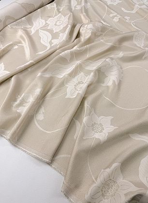 Жаккард с люрексом (н) бело-серебряно-золотой  - в интернет-магазине тканей Тессутидея арт. 10-4826