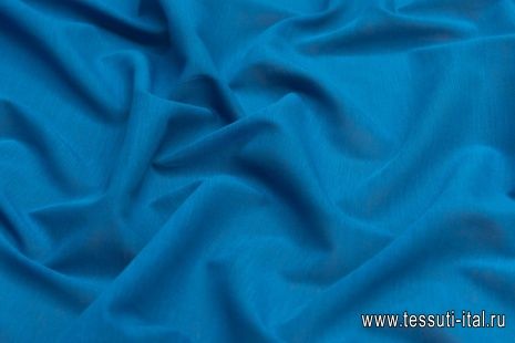 Маркизет стрейч (о) светло-синий - итальянские ткани Тессутидея арт. 10-1425