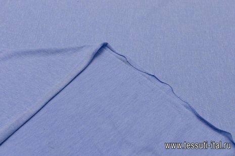 Трикотаж вискоза (о) голубой меланж - итальянские ткани Тессутидея арт. 14-1567