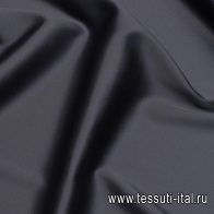 Шелк атлас стрейч (о) черный - итальянские ткани Тессутидея арт. 10-2905