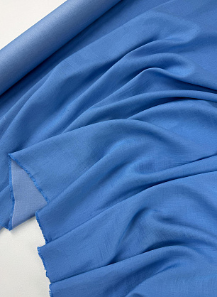 Лен с шелком (о) голубой - в интернет-магазине тканей Тессутидея арт. 16-1177