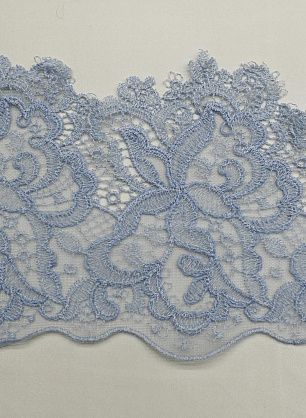 Кружево (о) голубое ш-16,5см - в интернет-магазине тканей Тессутидея арт. 03-7405