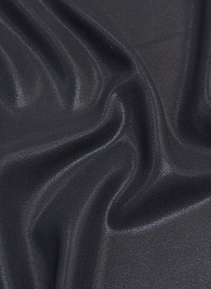 Плательная кади стрейч с напылением (о) черная - в интернет-магазине тканей Тессутидея арт. 03-5525