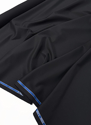 Костюмная шерсть (о) черная - в интернет-магазине тканей Тессутидея арт. 05-5308