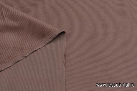 Вельвет (о) коричневый - итальянские ткани Тессутидея арт. 01-6996