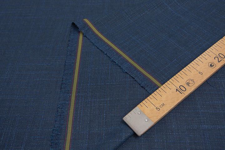 Костюмная (н) коричнево-синяя меланж Loro Piana - итальянские ткани Тессутидея арт. 05-3943