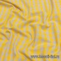 Костюмная (н) серо-желтая клетка - итальянские ткани Тессутидея арт. 05-4230