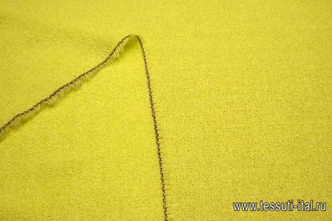 Костюмная букле (о) желтая - итальянские ткани Тессутидея арт. 05-3458