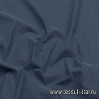 Ткань для тренча с водоотталкивающим покрытием (о) сине-серая - итальянские ткани Тессутидея арт. 03-6799