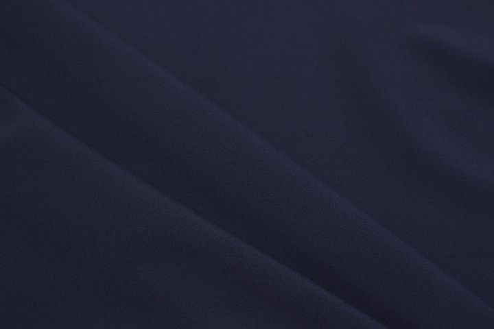 Шелк+вискоза кади стрейч 250 г/м (о) синий - итальянские ткани Тессутидея арт. 10-4497