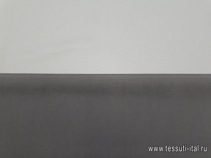 Крепдешин стрейч продублированный (о) серый - итальянские ткани Тессутидея арт. 02-7994