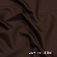 Плательная шерсть супер (о) Leitmotiv коричневая - итальянские ткани Тессутидея арт. 17-0057