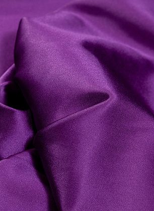 Шелк атлас стрейч (о) темно-сиреневый - в интернет-магазине тканей Тессутидея арт. 10-4122