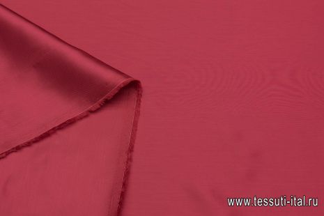 Подкладочная твил (о) брусничная - итальянские ткани Тессутидея арт. 08-1321