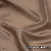Подкладочная (о) светло-коричневая - итальянские ткани Тессутидея арт. 08-1269